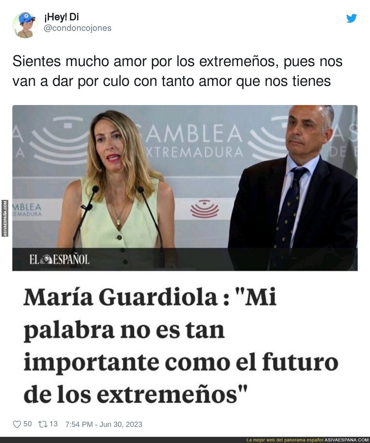 María Guardiola se está riendo de todo el mundo