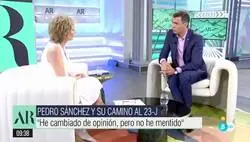 Ana Rosa dándole la razón a Pedro Sánchez y diciendo "pues muy mal" al PP
