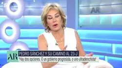 El preocupante nivel periodístico de Ana Rosa contra Pedro Sánchez