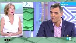 Ana Rosa se queja de que Pedro Sánchez se preparó la entrevista