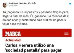 Carlos Herrera se ha reído de la gente