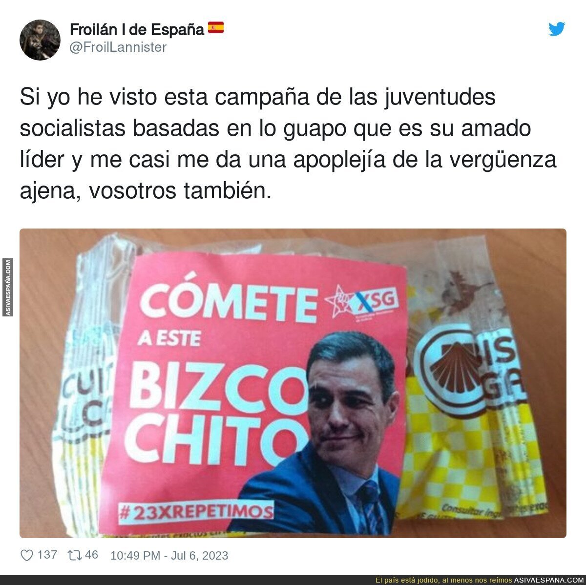 Las juventudes socialistas dan vergüenza con esto sobre Pedro Sánchez