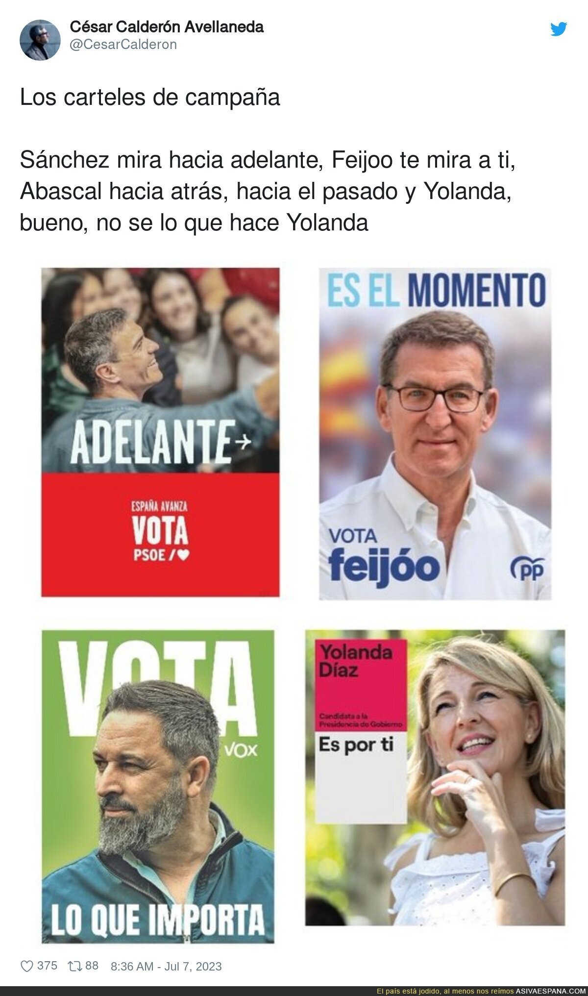 Diferentes formas de enfocar las elecciones