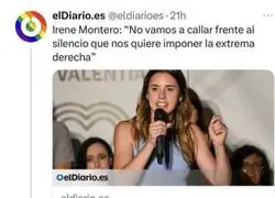 Irene Montero ha sido silenciada