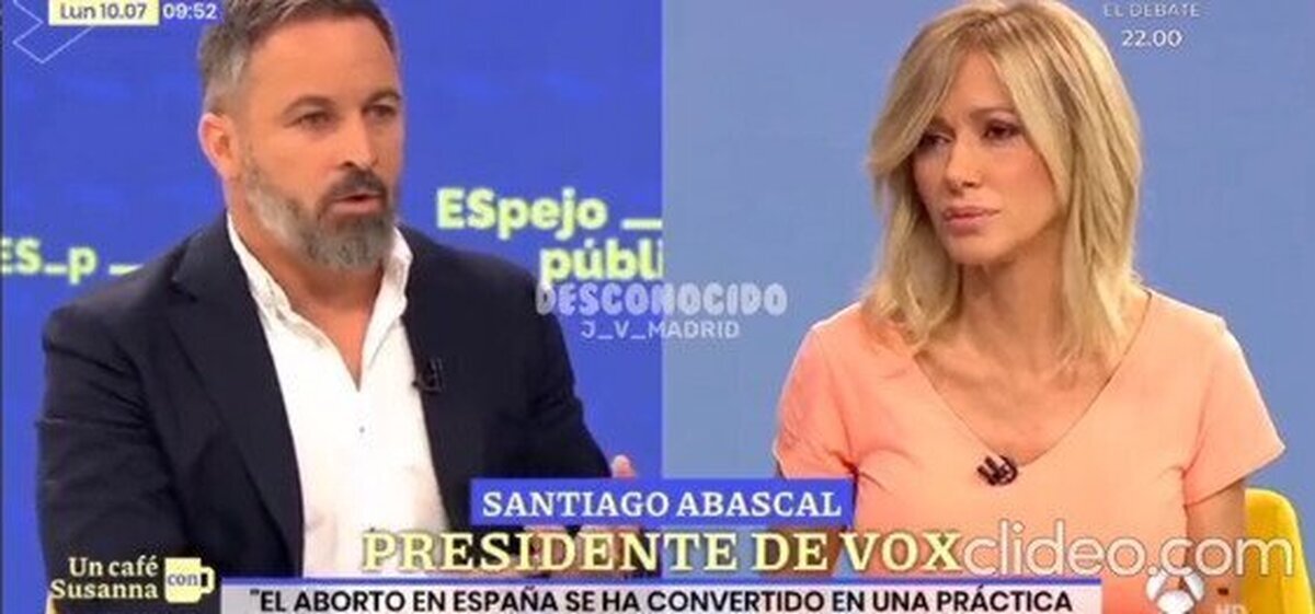 Santiago Abascal dice estar cansado de desmentir estas cosas sobre VOX