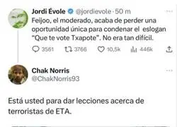 Jordi &Eacute;vole no est&aacute; para dar lecciones sobre terroristas