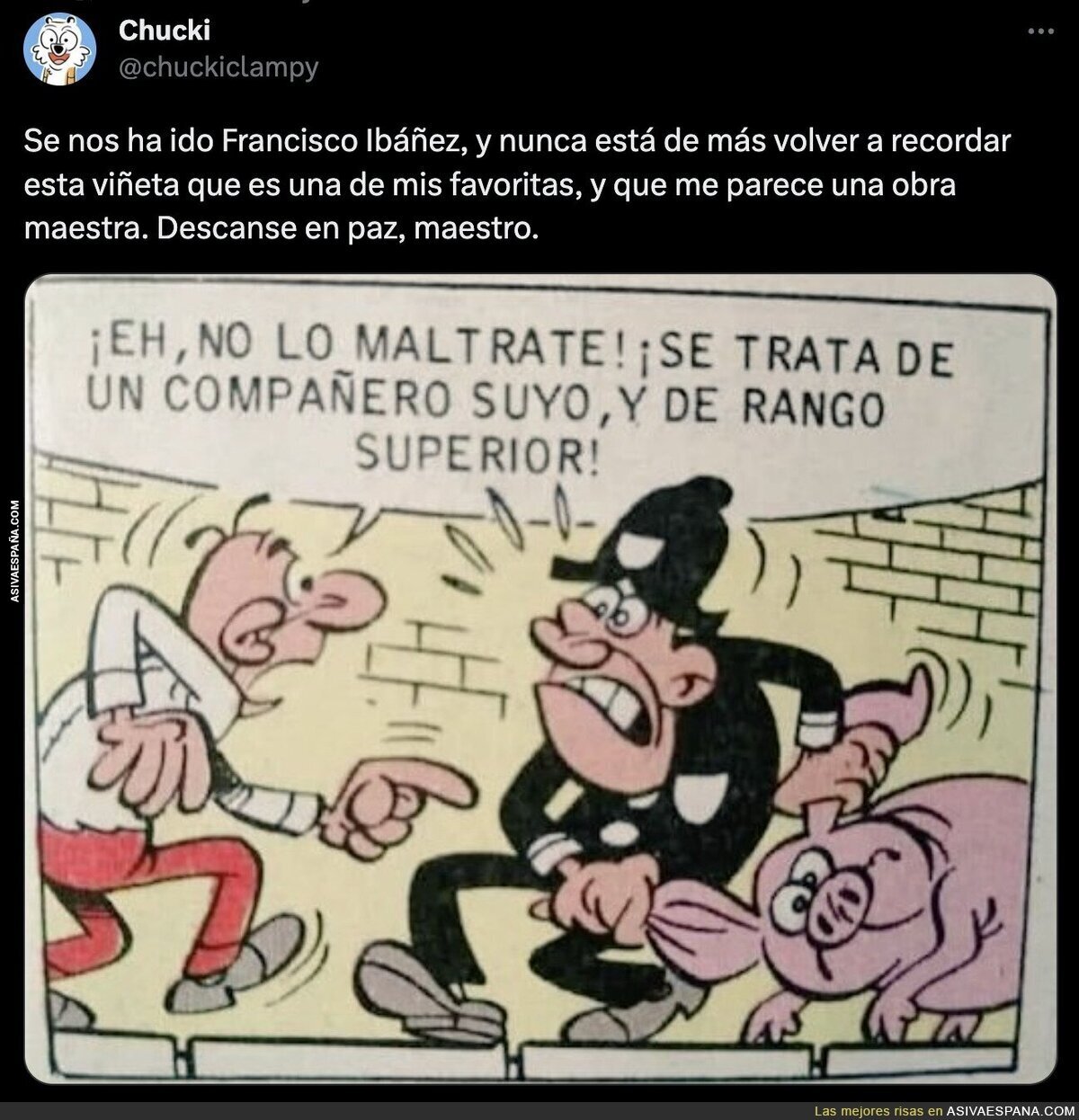 Francisco Ibañez era un genio