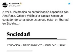 Noticias que no son portadas en España