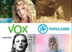 El partido que votaría cada disco de Taylor Swift