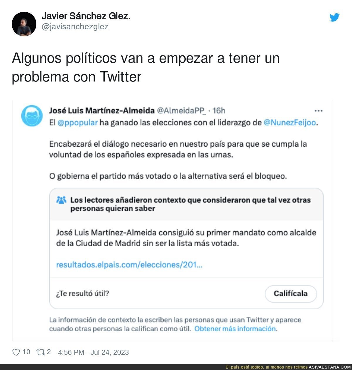 Twitter (X) se pone las pilas para combatir la desinformación