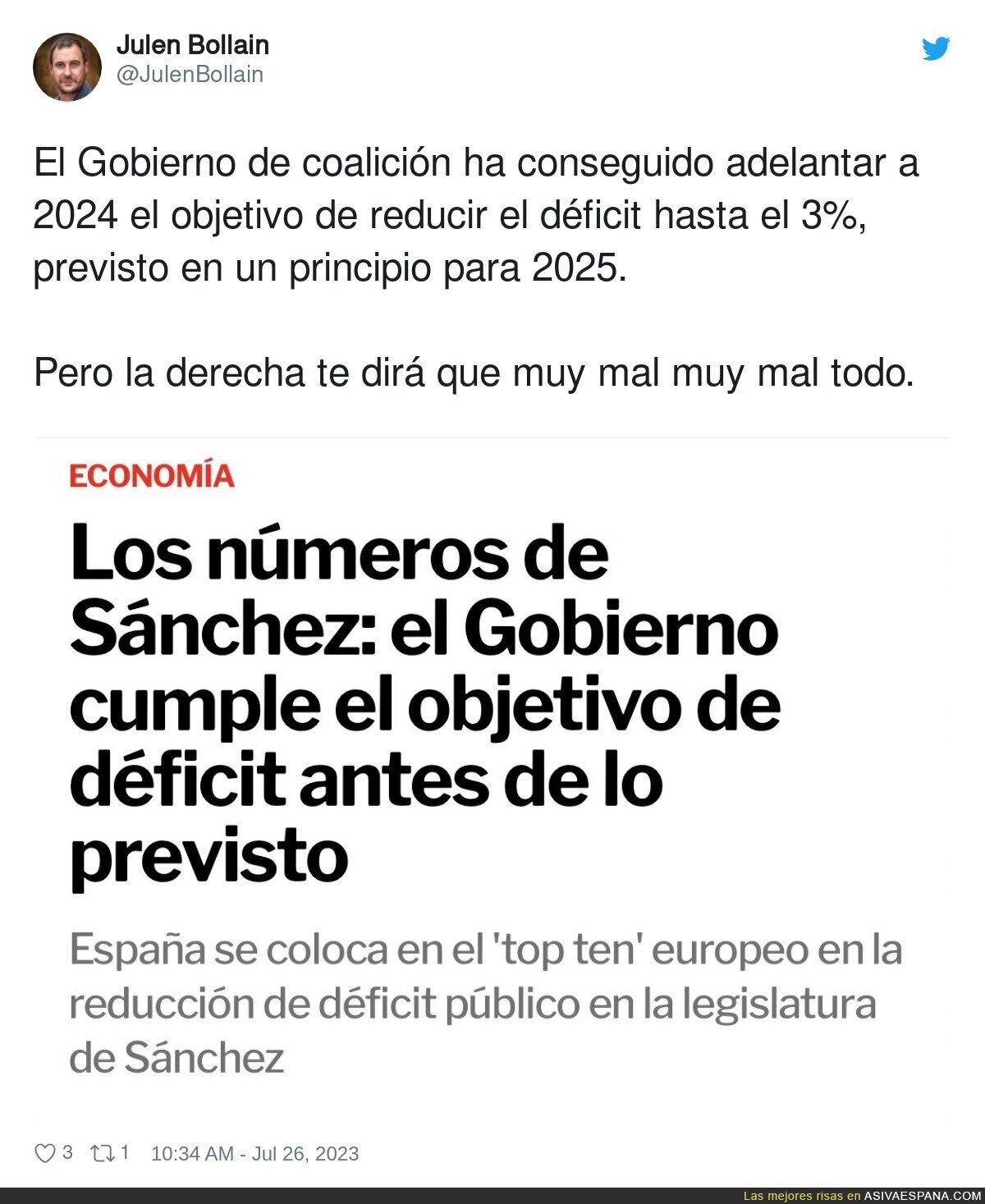 Malas noticias para la derecha