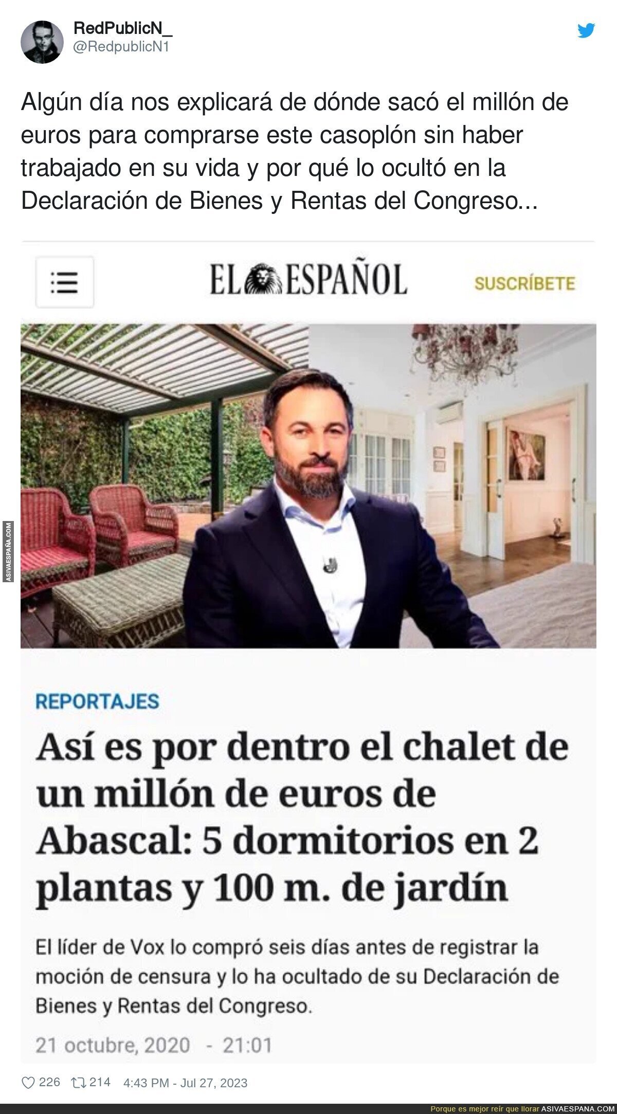 Los secretos que esconde Santiago Abascal