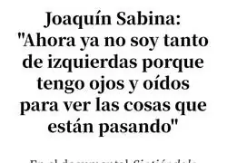 Así es el patriotismo de Joaquín Sabina