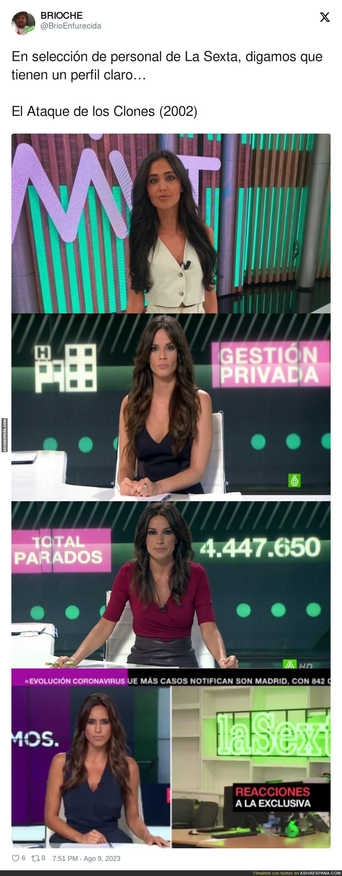 El perfil de La Sexta