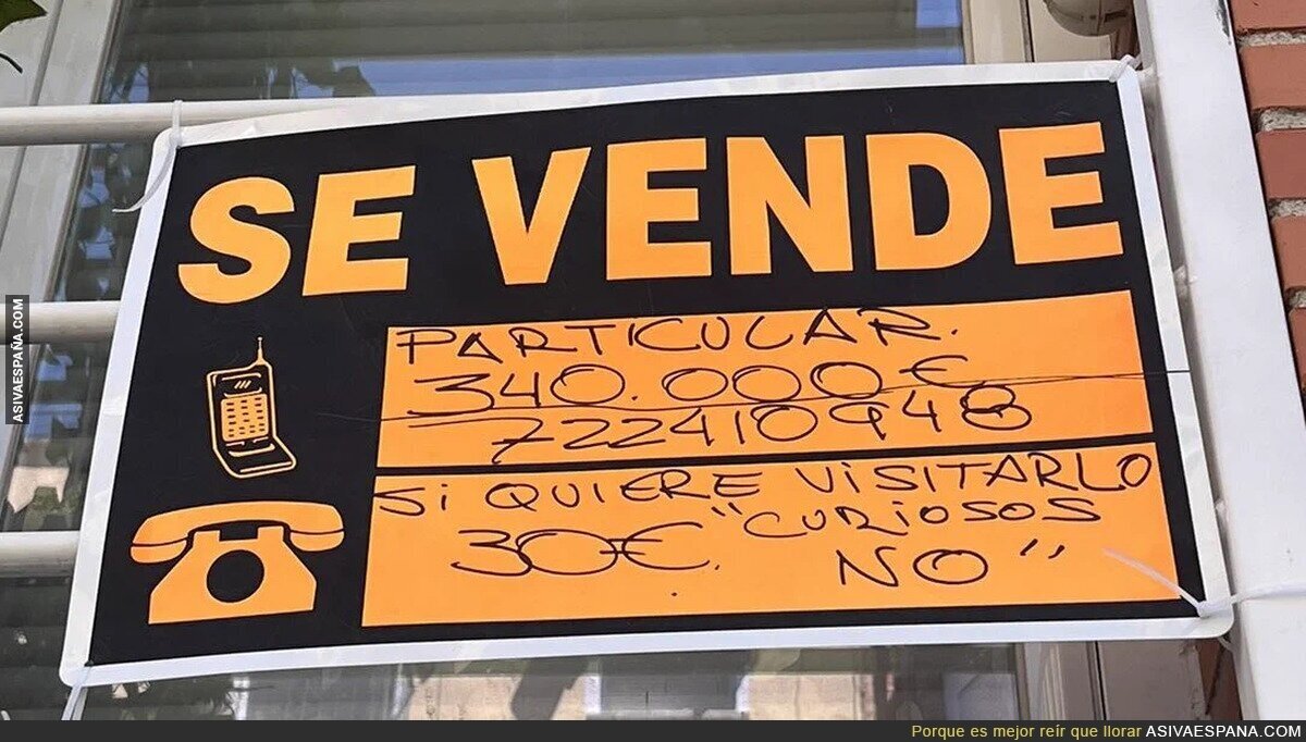 «Si quiere visitarlo, 30€ “Curiosos no”»