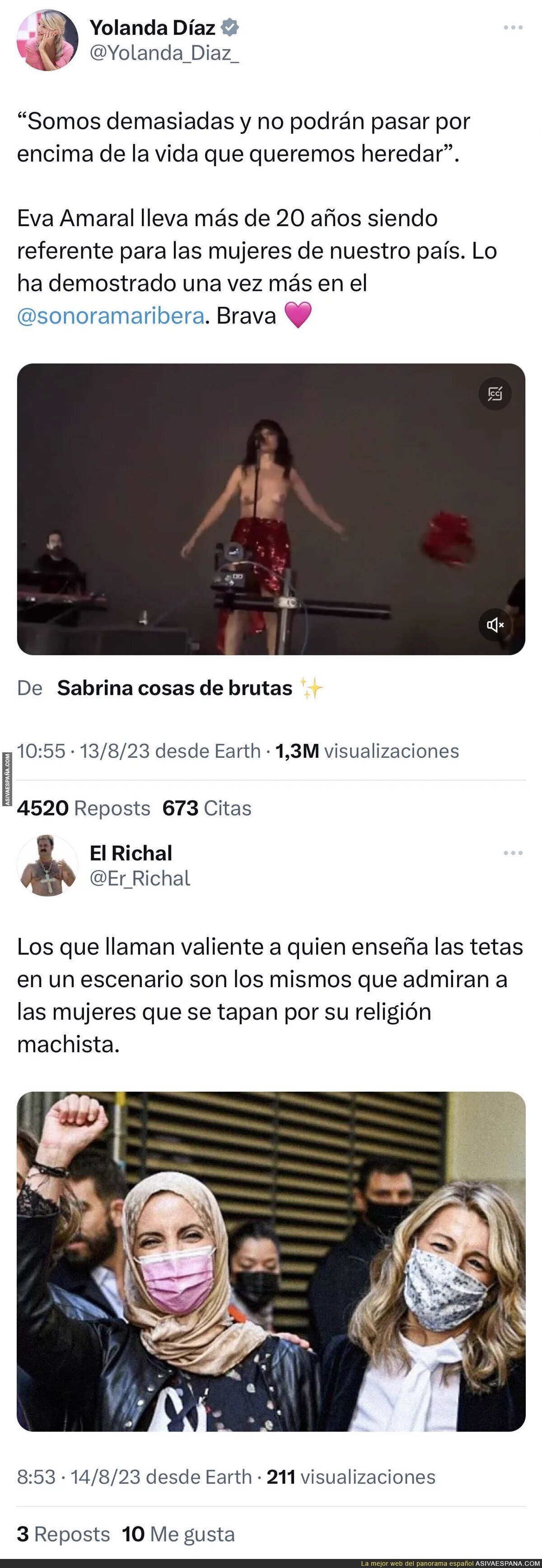 Así es la doble cara de la izquierda