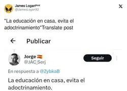 Qui&eacute;n es &eacute;l para hablar de adoctrinamiento...