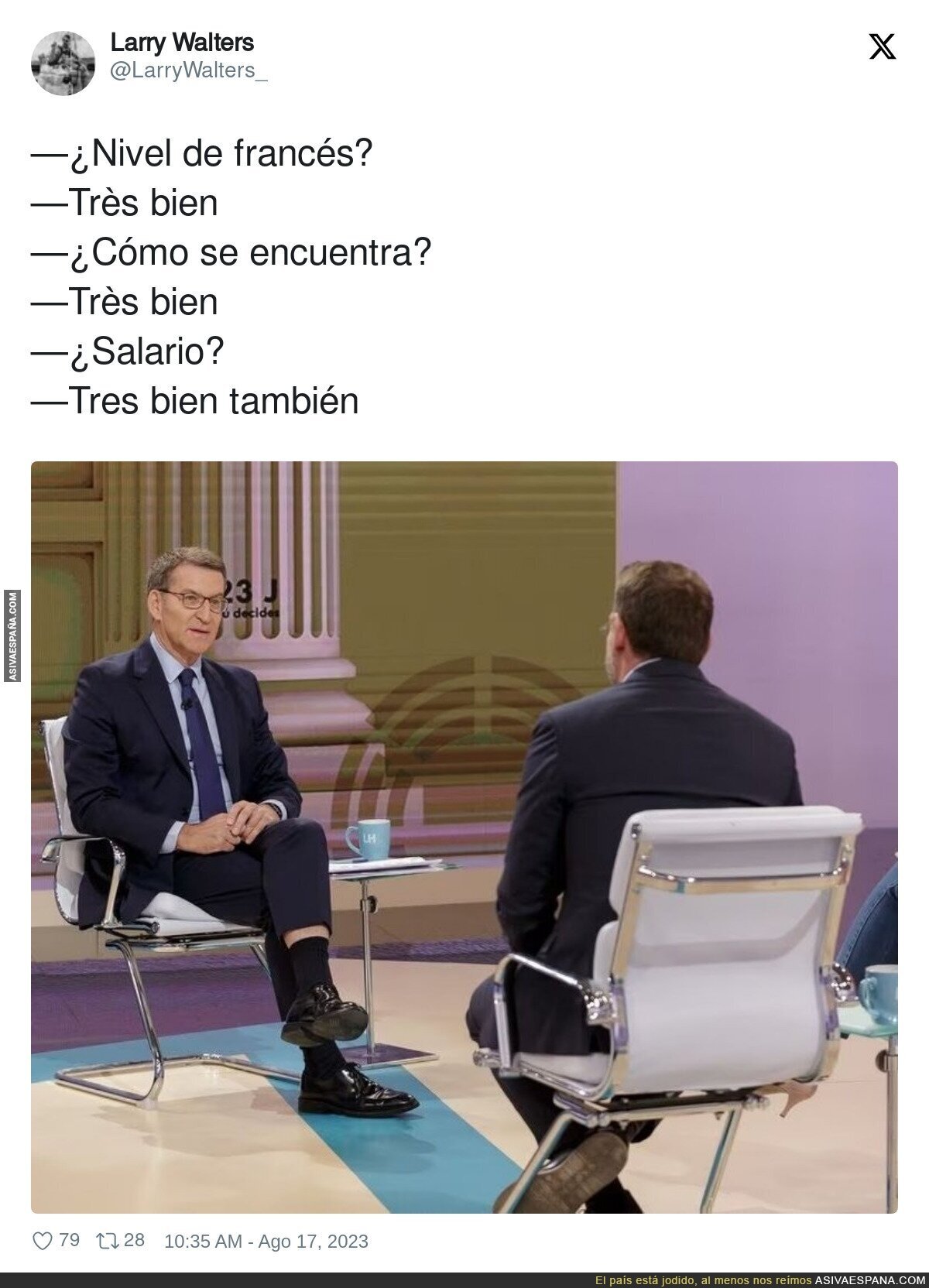 Los tres de Feijóo