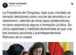 La polémica elección de Armengol en el Congreso