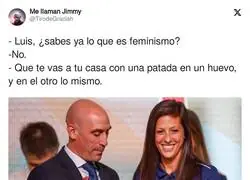 El feminismo le queda claro a Rubiales