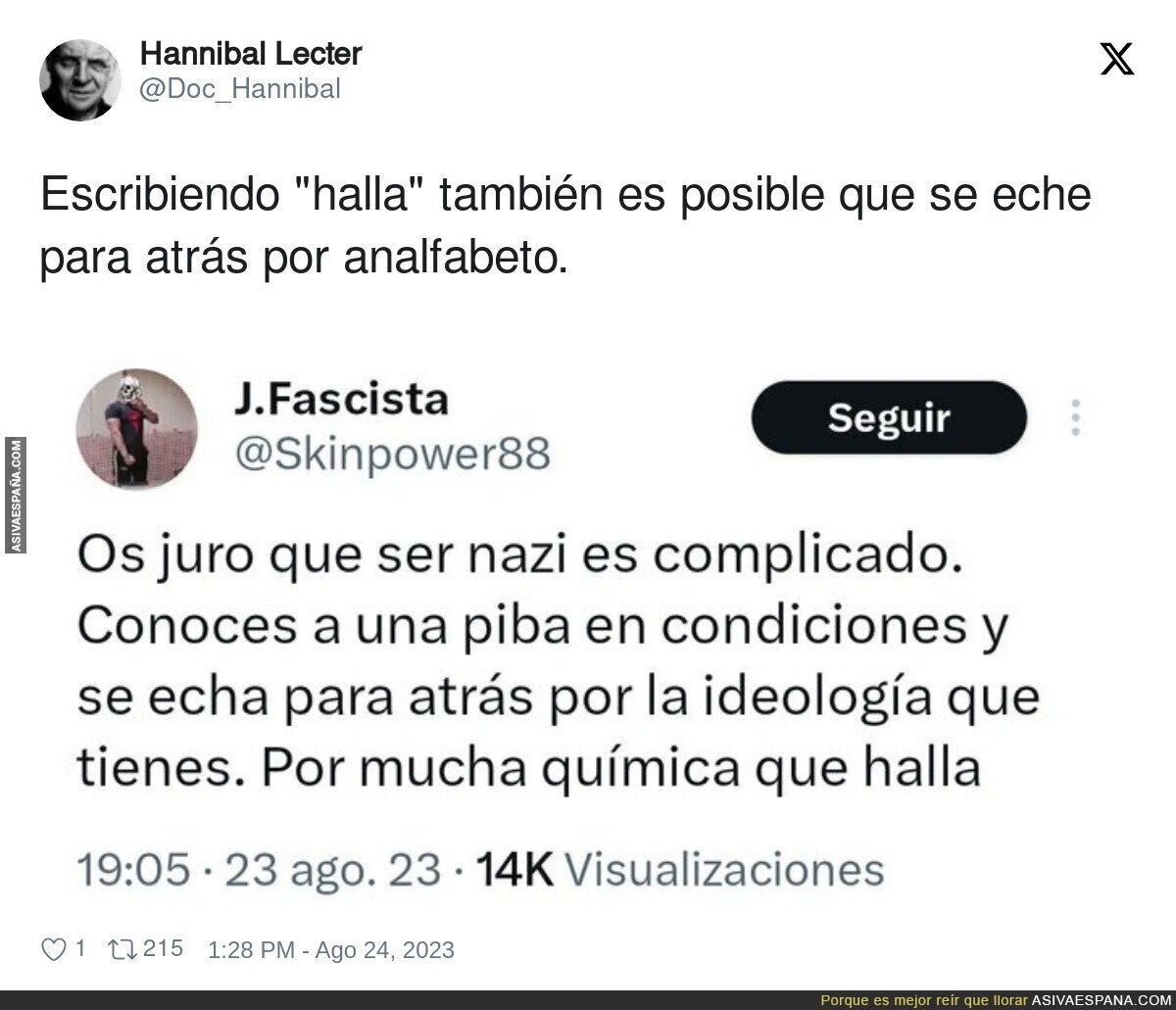 No es fácil ser nazi