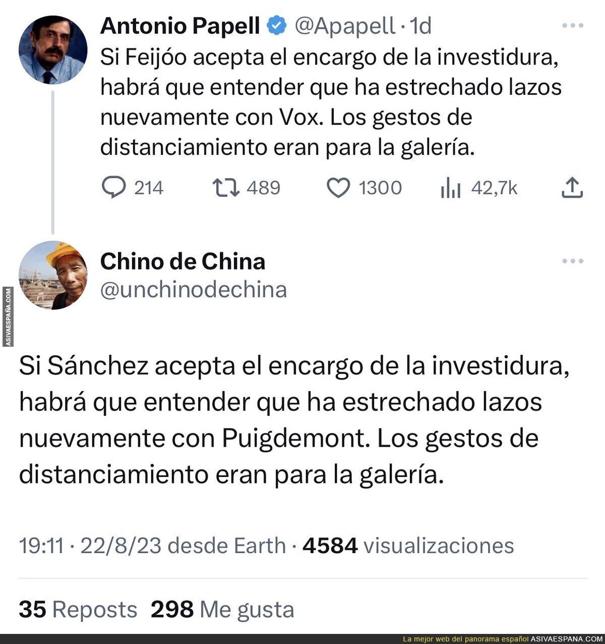 Pedro Sánchez estrechando lazos