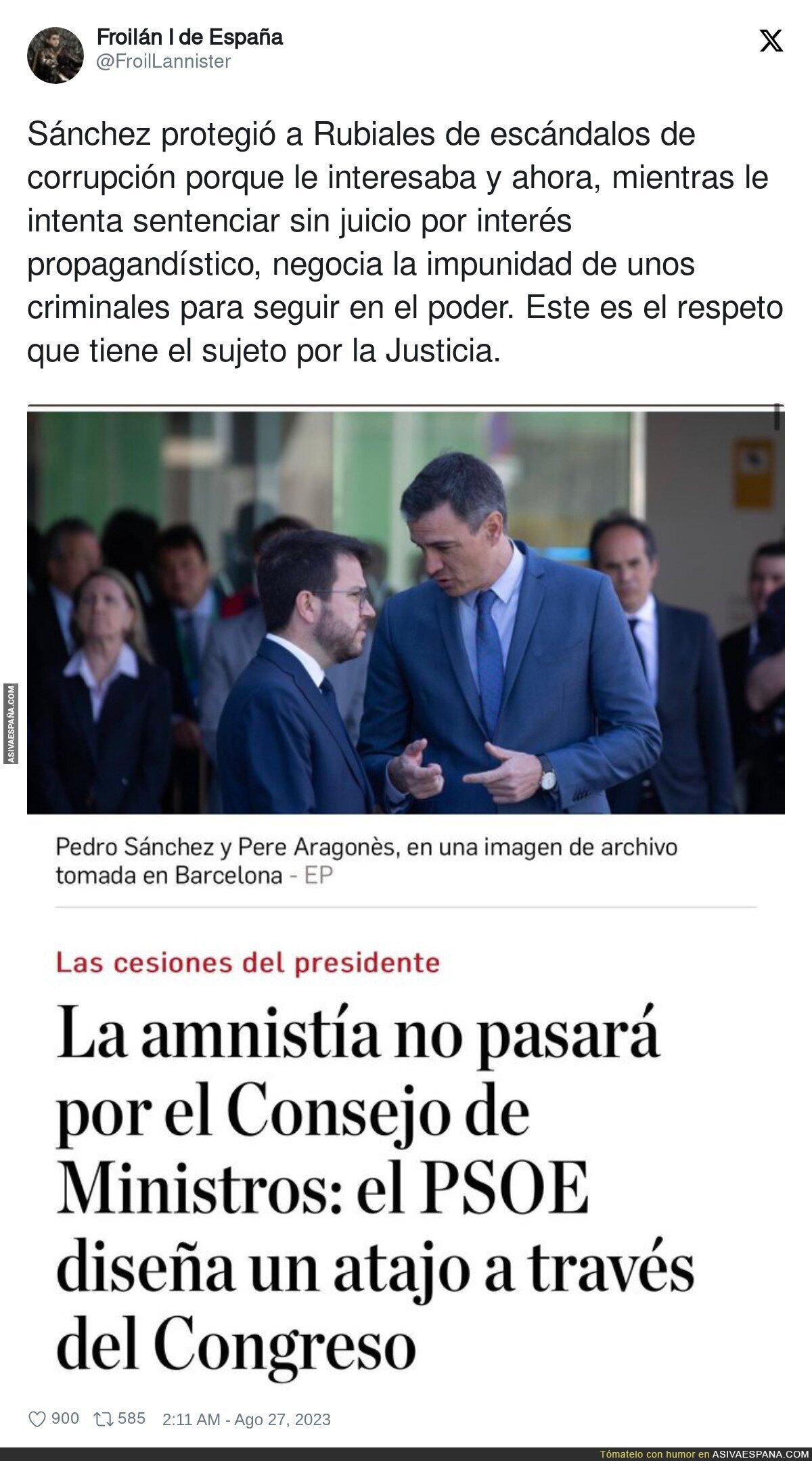 La estrategia de Pedro Sánchez