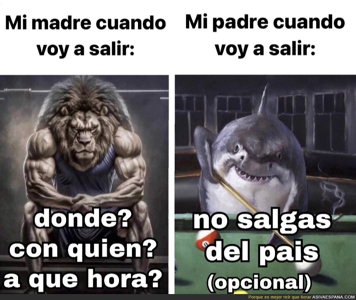 Diferencias entre madres y padres