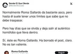 Roma Gallardo ha perdido el control