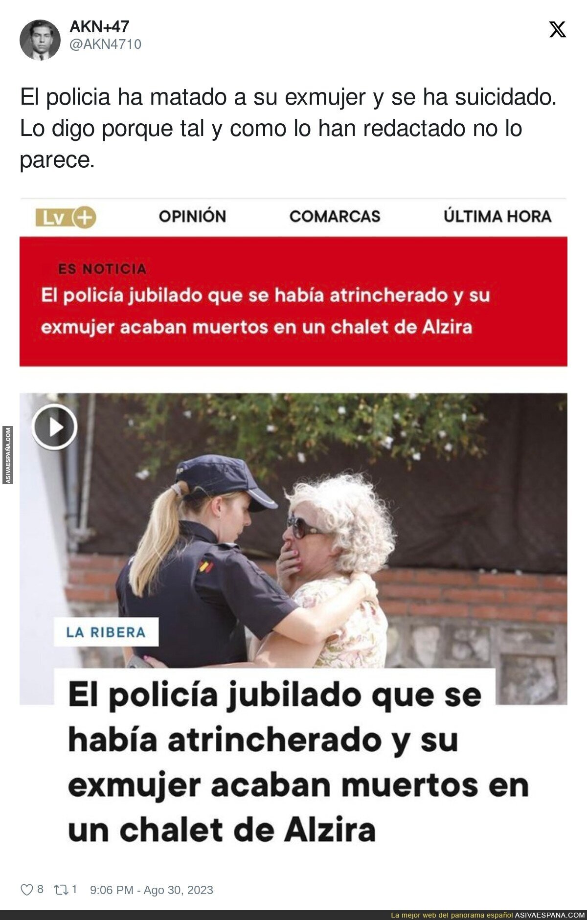Un titular bastante desafortunado