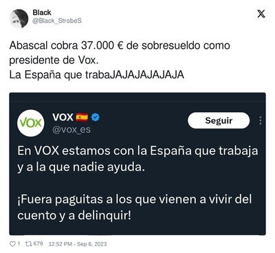 VOX viviendo del cuento