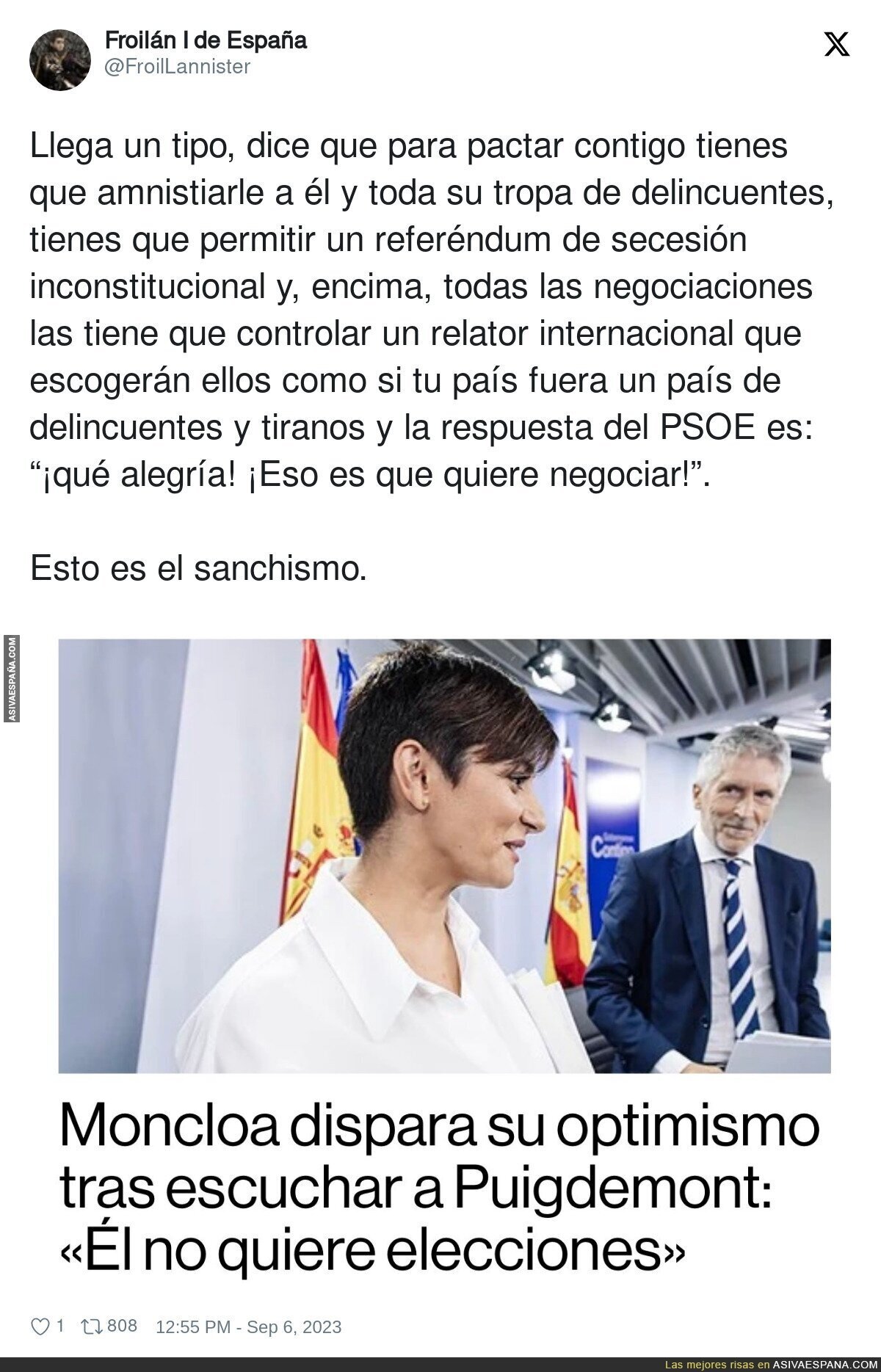 El optimismo del PSOE con Puigdemont