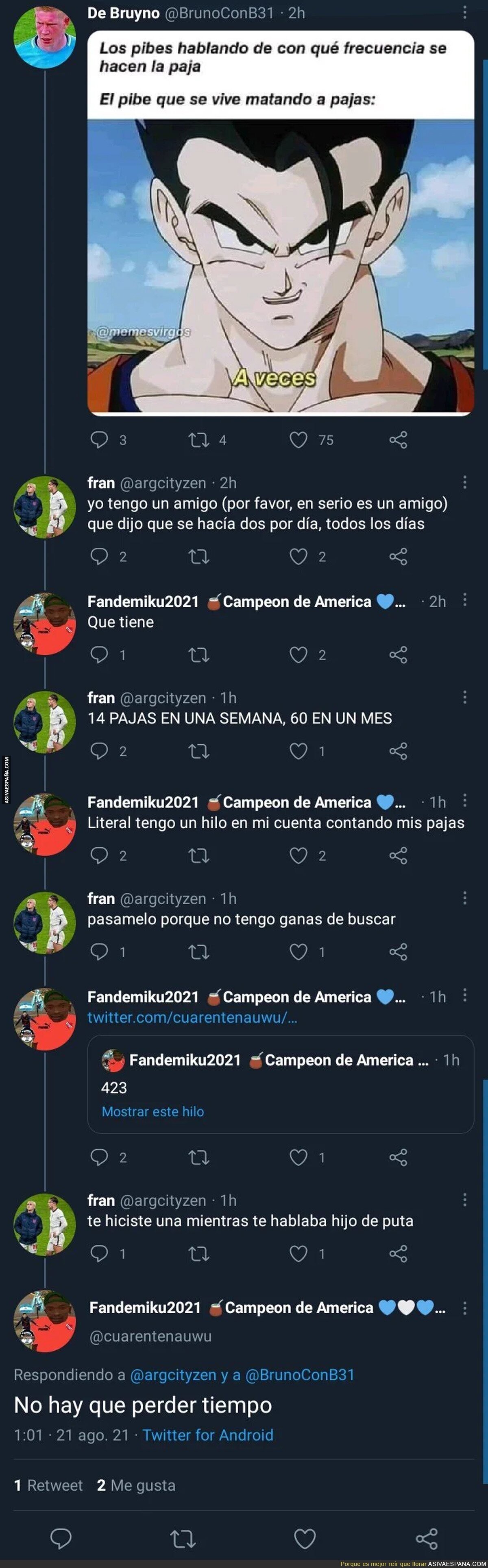 La gente está muy mal