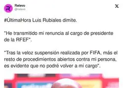 Luis Rubiales ya es pasado en la RFEF