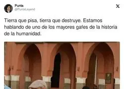 Ahora Pedro Sánchez es el culpable del terremoto de Marruecos
