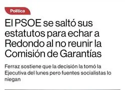 Siguen los escándalos en el PSOE