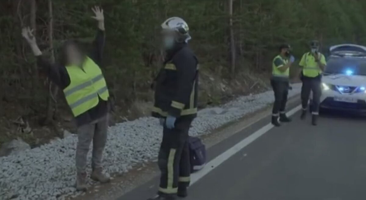 La surrealista historia de esta mujer que sufiró un accidente de coche en plena pandemia