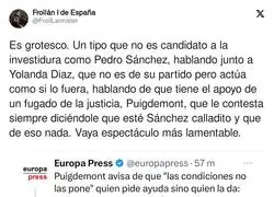 España en manos de Puigdemont