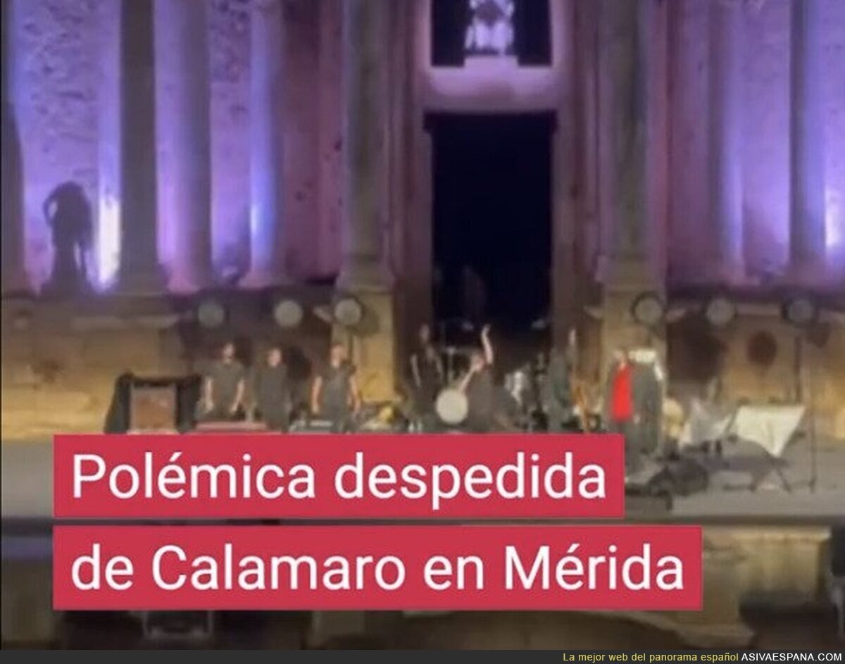 La polémica despedida de Calamaro en Mérida tras un concierto