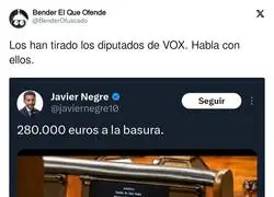VOX y su desprecio hacia todo lo español