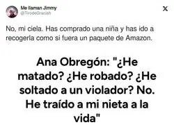 La indignación de Ana Obregón