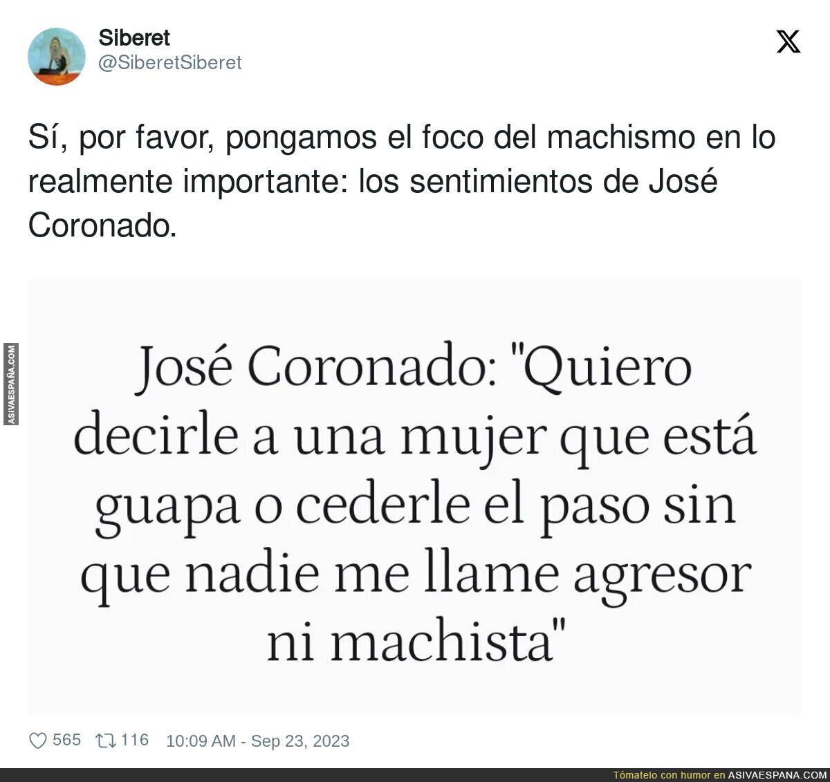 José Coronado está delirando
