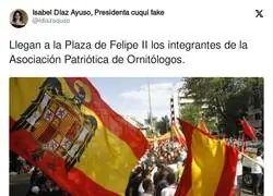Los patriotas que estuvieron en la manifestaci&oacute;n