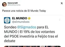 El sondeo de Sigmados que no se cree nadie