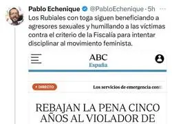 La injusta ley con los agresores sexuales