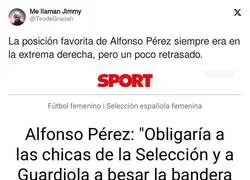 Alfonso Pérez la lía con sus palabras sobre la selección y Guardiola