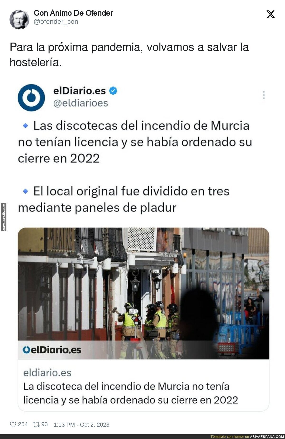 La vergüenza total lo que ha ocurrido en Murcia