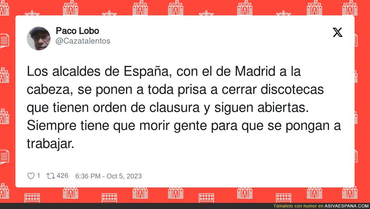 Típico de los políticos españoles