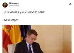No tengo energ&iacute;a ya un viernes