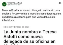 Moreno Bonilla monta un chiringuito en Madrid